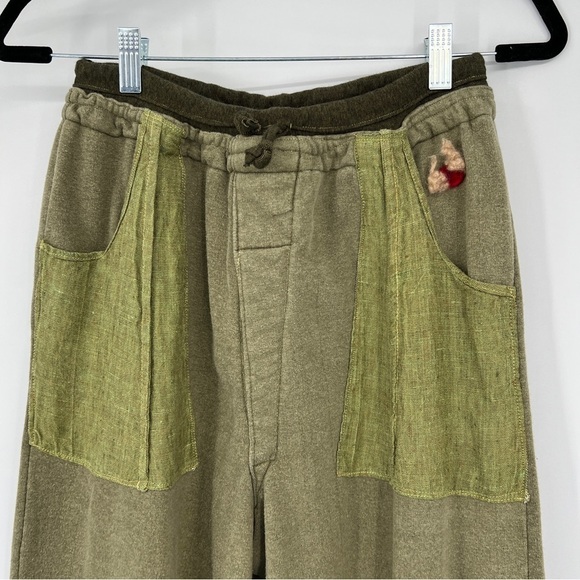 Pants - Lightspun Pull-On Balloon Pants in Colorblock army green olive